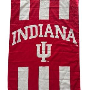 Indiana University Red and White Flag